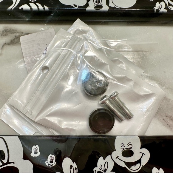 Disney Mickey Mouse License Plate Frame – Classic Black & White Design - Picture 2 of 3